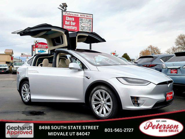 used 2018 Tesla Model X car, priced at $35,900