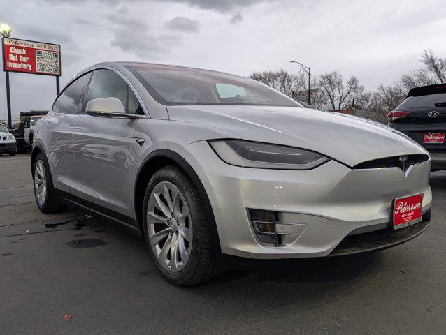 used 2018 Tesla Model X car, priced at $34,900