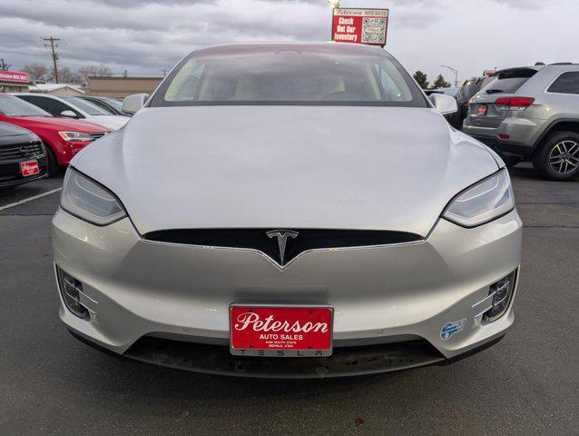 used 2018 Tesla Model X car, priced at $34,900