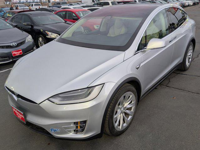 used 2018 Tesla Model X car, priced at $34,900