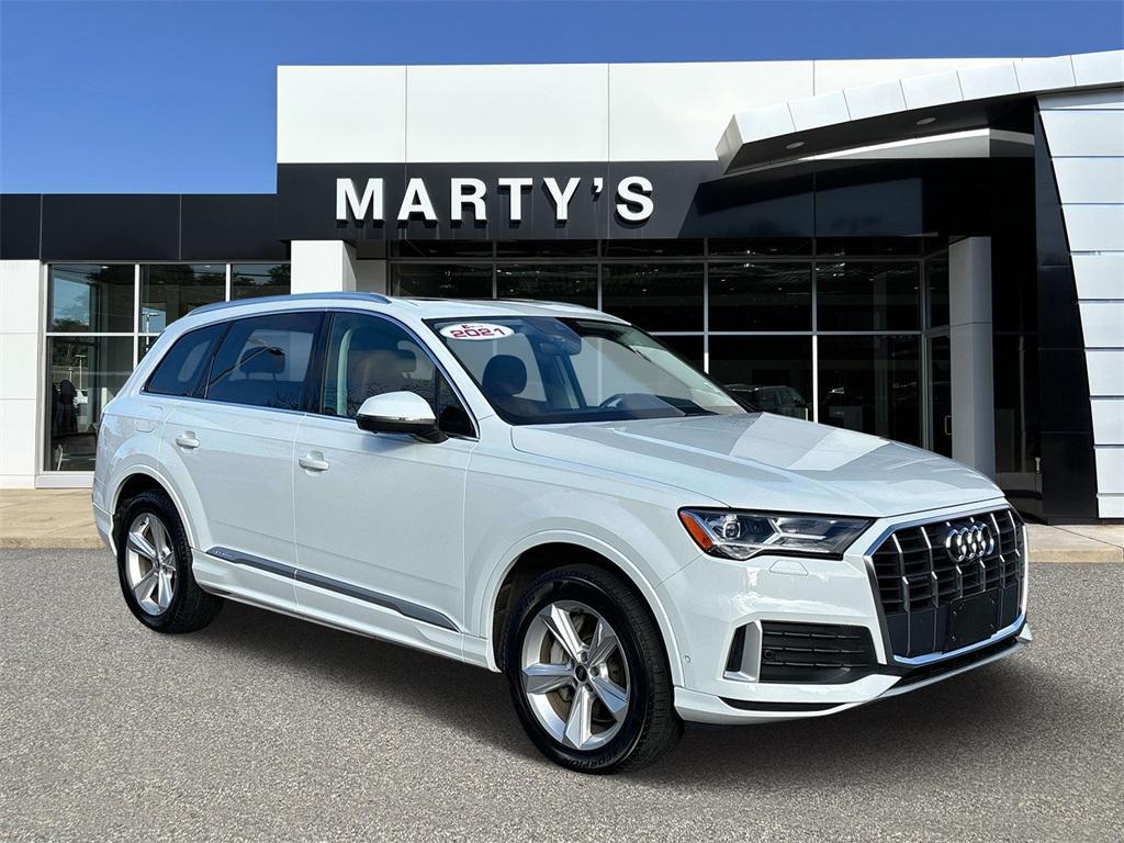 used 2021 Audi Q7 car, priced at $35,250