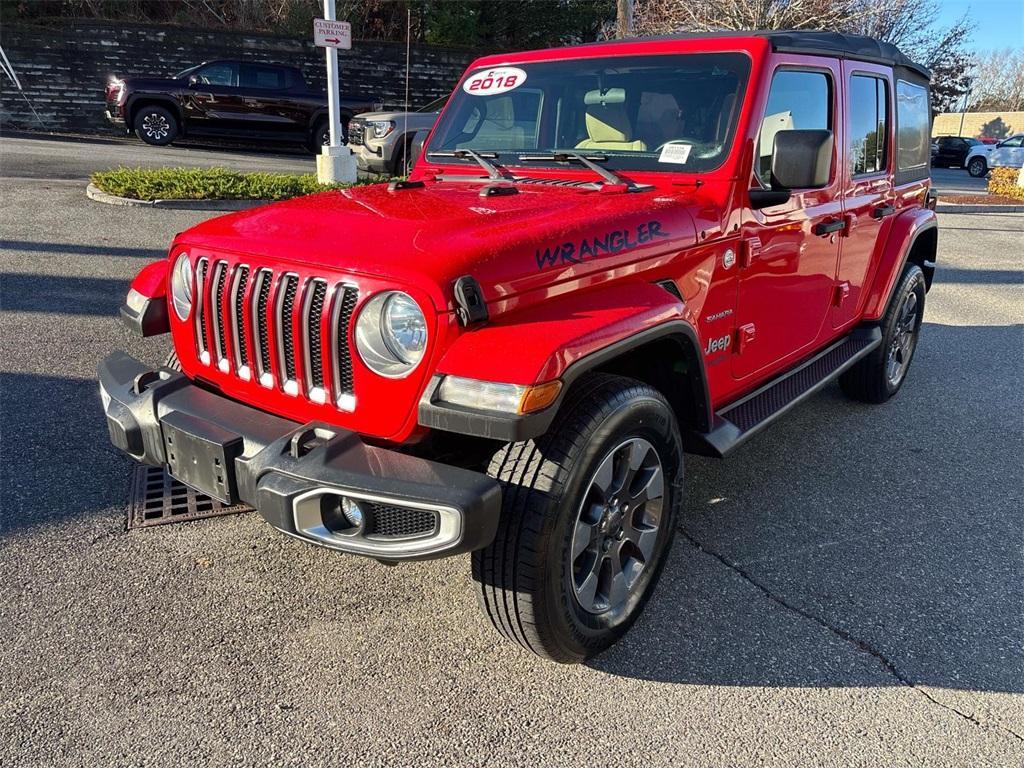 used 2018 Jeep Wrangler Unlimited car, priced at $24,800