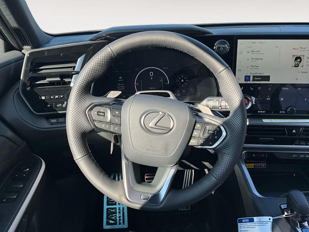 new 2025 Lexus TX 500h car, priced at $73,509