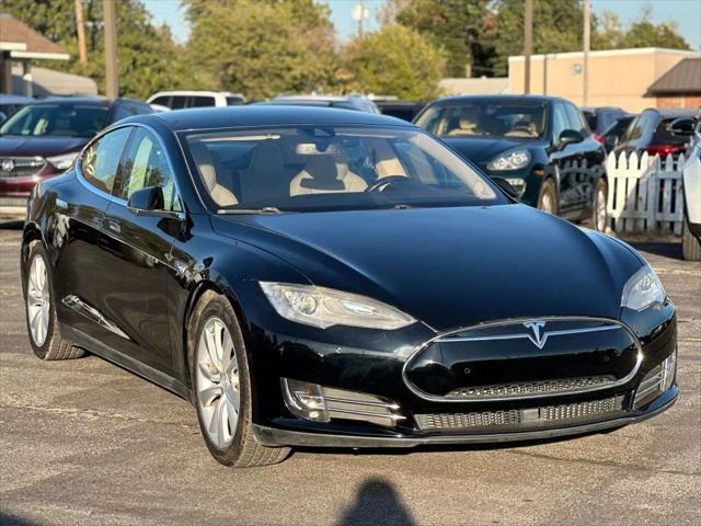 used 2015 Tesla Model S car, priced at $14,900