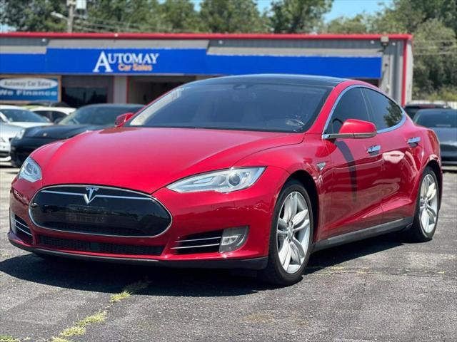 used 2015 Tesla Model S car, priced at $12,400