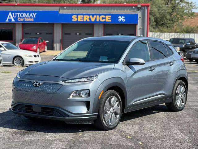 used 2021 Hyundai Kona EV car, priced at $18,900