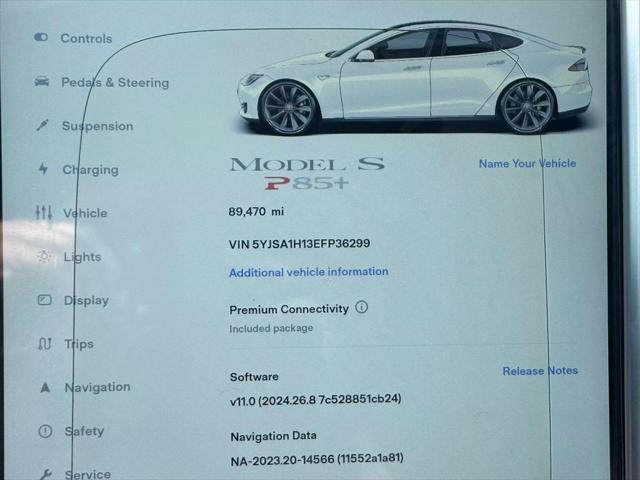 used 2014 Tesla Model S car, priced at $16,900