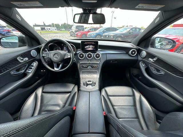 used 2018 Mercedes-Benz C-Class car, priced at $18,400
