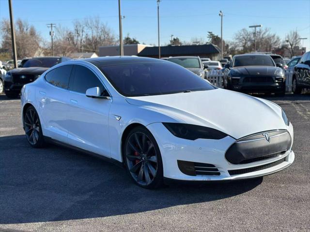 used 2014 Tesla Model S car, priced at $20,900