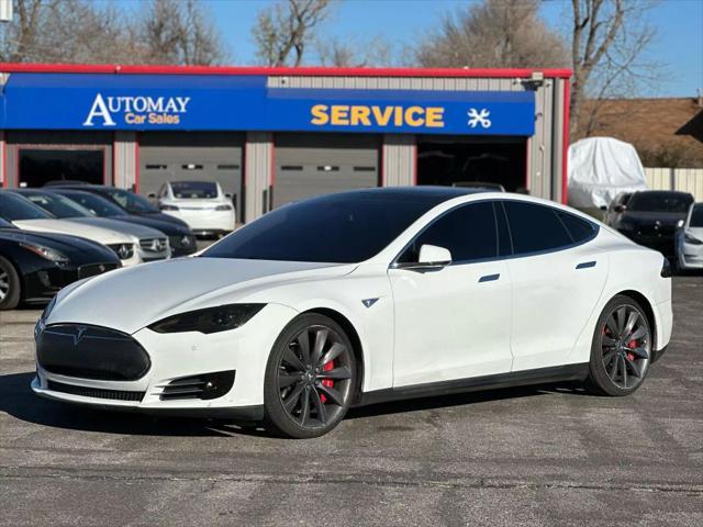 used 2014 Tesla Model S car, priced at $20,900