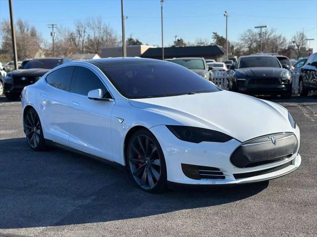 used 2014 Tesla Model S car, priced at $20,900