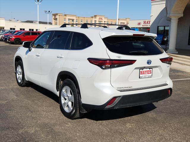 used 2023 Toyota Highlander Hybrid car, priced at $34,995