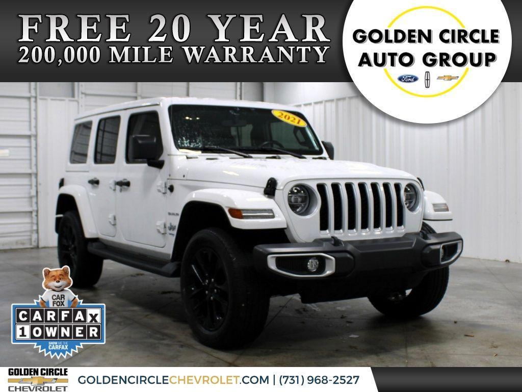 used 2021 Jeep Wrangler Unlimited 4xe car, priced at $32,567