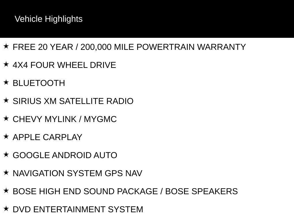 new 2025 Chevrolet Tahoe car, priced at $82,900