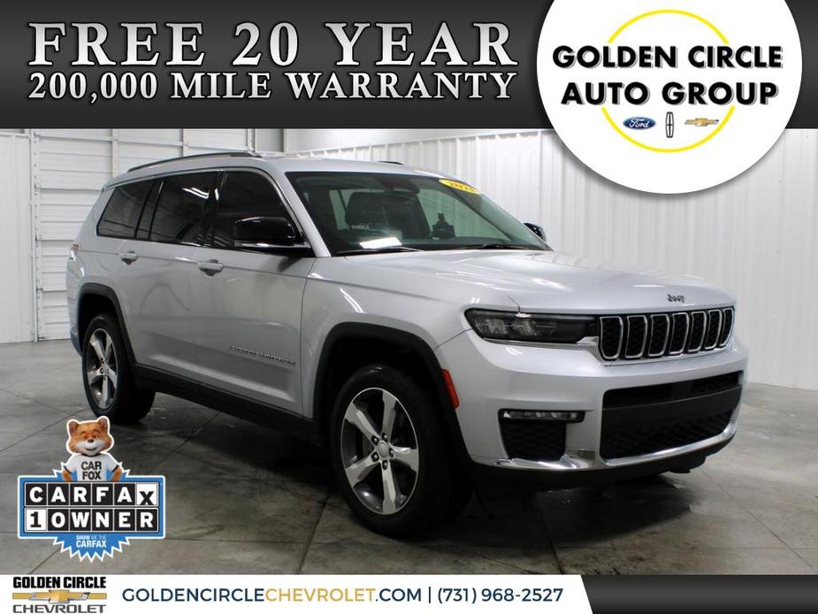 used 2021 Jeep Grand Cherokee L car, priced at $27,690