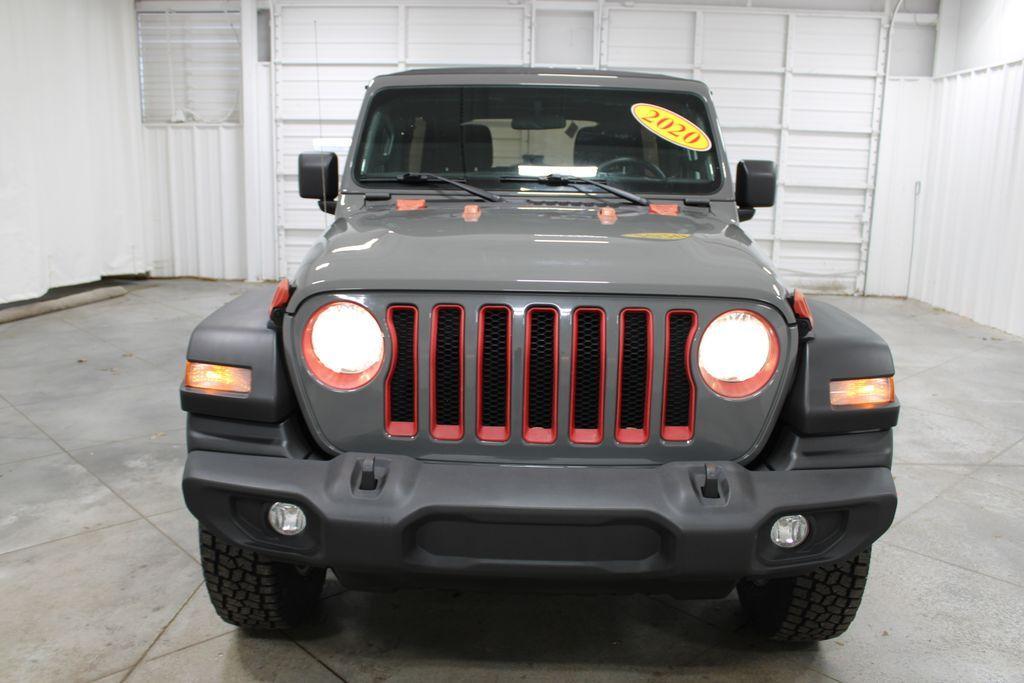 used 2020 Jeep Wrangler Unlimited car, priced at $27,000