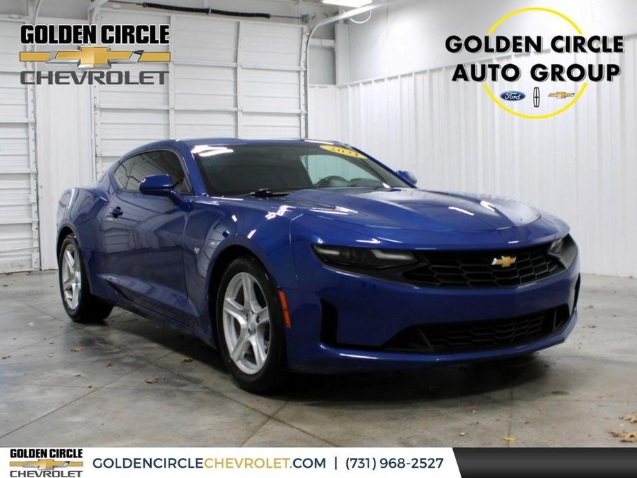 used 2021 Chevrolet Camaro car, priced at $22,615