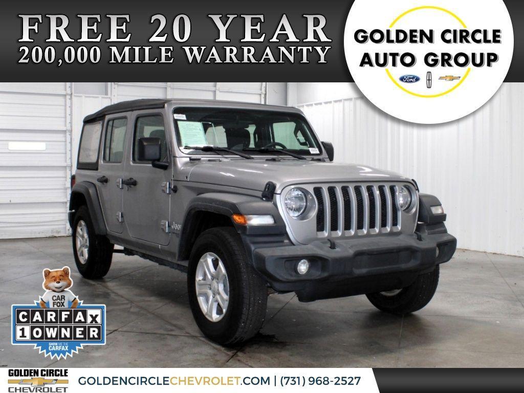 used 2021 Jeep Wrangler Unlimited car, priced at $26,128