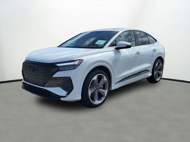 new 2025 Audi Q4 e-tron Sportback car, priced at $68,175