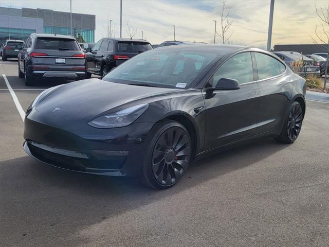 used 2023 Tesla Model 3 car, priced at $34,550