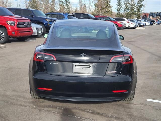 used 2023 Tesla Model 3 car, priced at $34,550