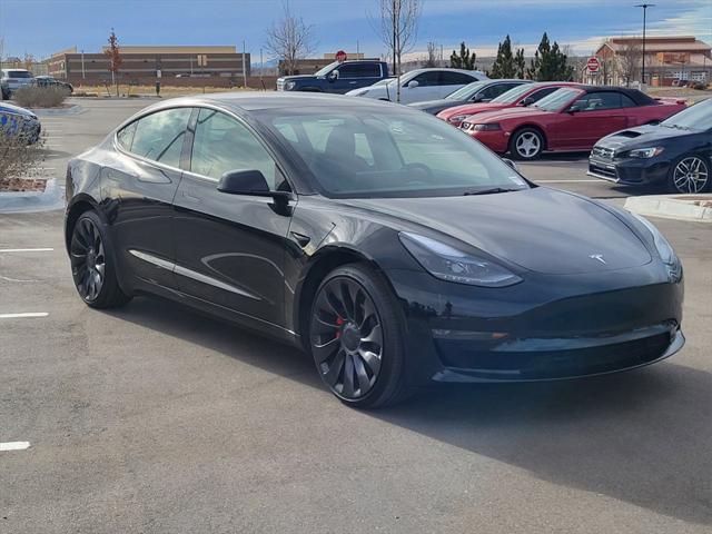 used 2023 Tesla Model 3 car, priced at $34,550