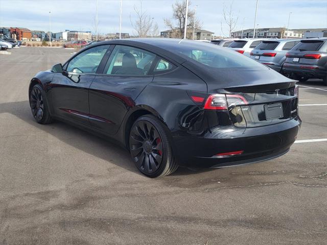 used 2023 Tesla Model 3 car, priced at $34,550