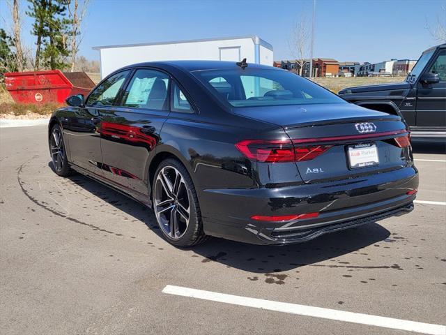new 2025 Audi A8 car, priced at $100,725