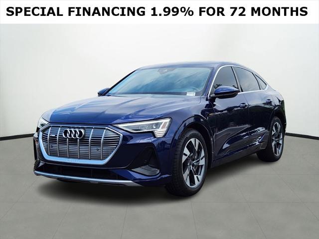 used 2022 Audi e-tron Sportback car, priced at $27,201