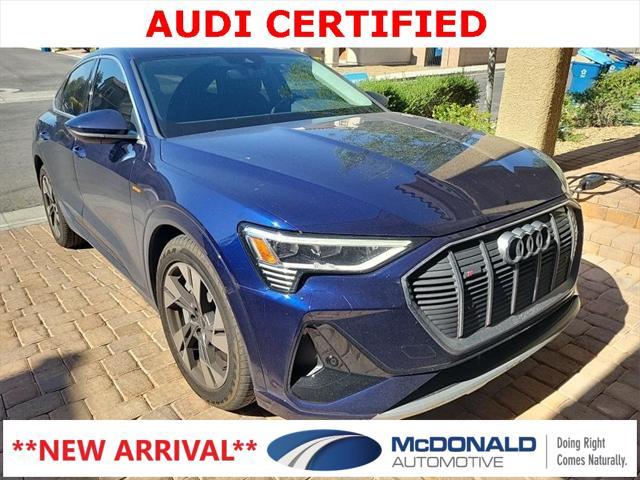 used 2022 Audi e-tron Sportback car, priced at $31,000