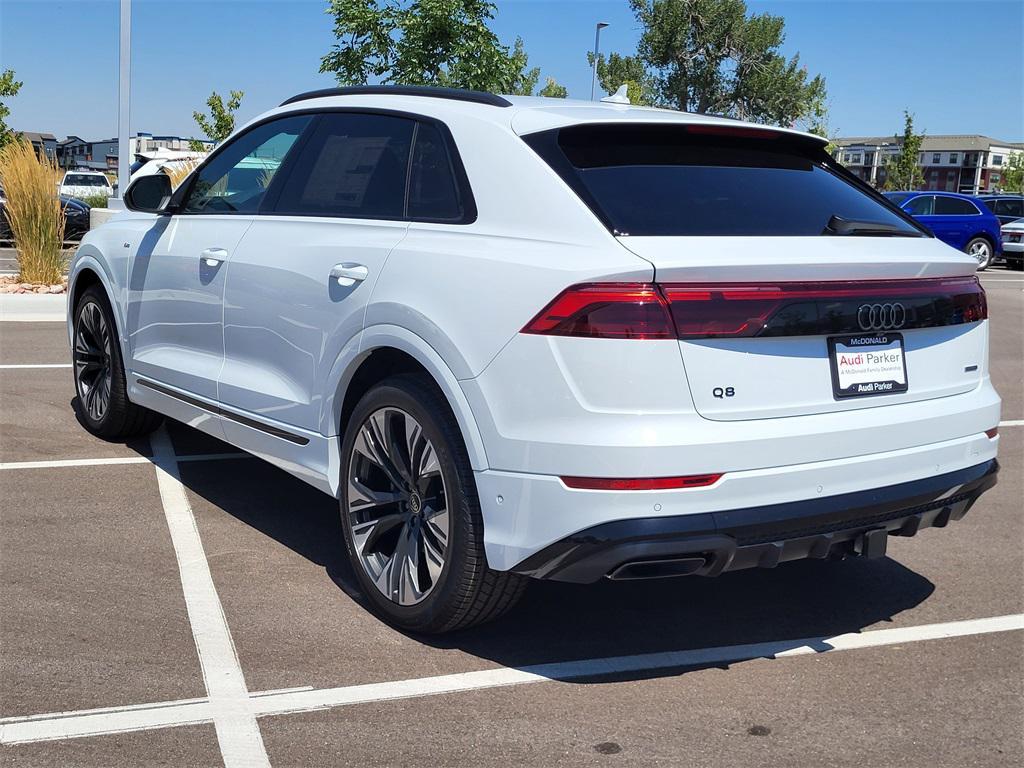 new 2025 Audi Q8 car, priced at $86,570