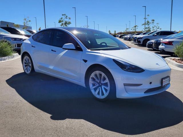 used 2021 Tesla Model 3 car, priced at $27,750