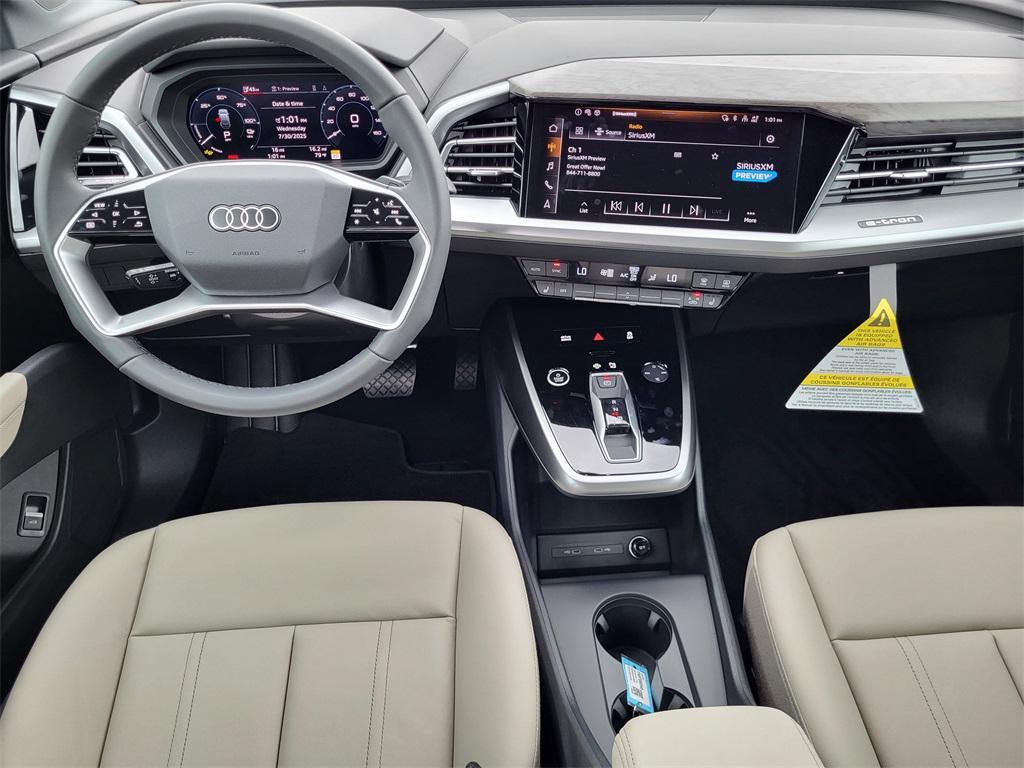 new 2025 Audi Q4 e-tron car, priced at $59,600