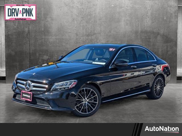 used 2021 Mercedes-Benz C-Class car, priced at $27,989