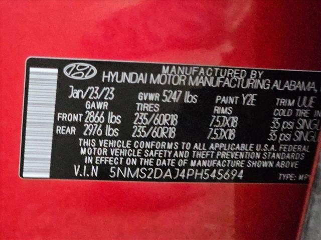 used 2023 Hyundai Santa Fe car, priced at $20,995