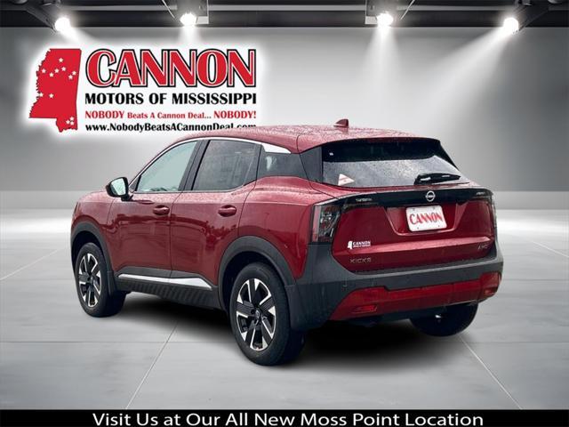 new 2025 Nissan Kicks car, priced at $25,819