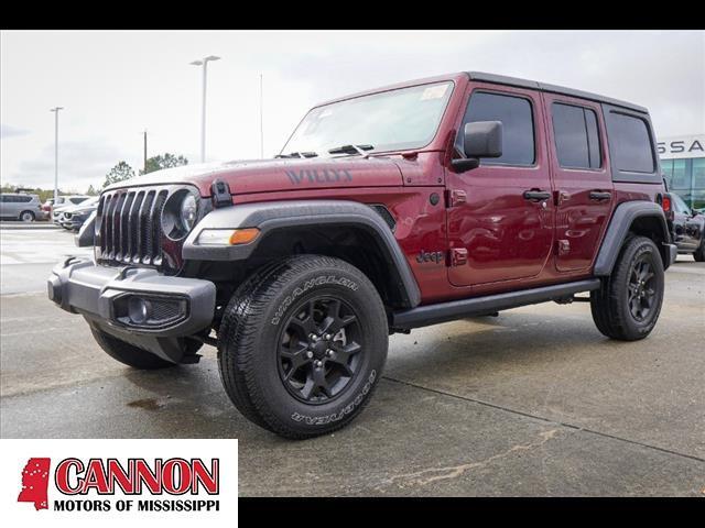 used 2021 Jeep Wrangler car, priced at $31,099