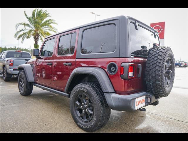 used 2021 Jeep Wrangler car, priced at $31,099