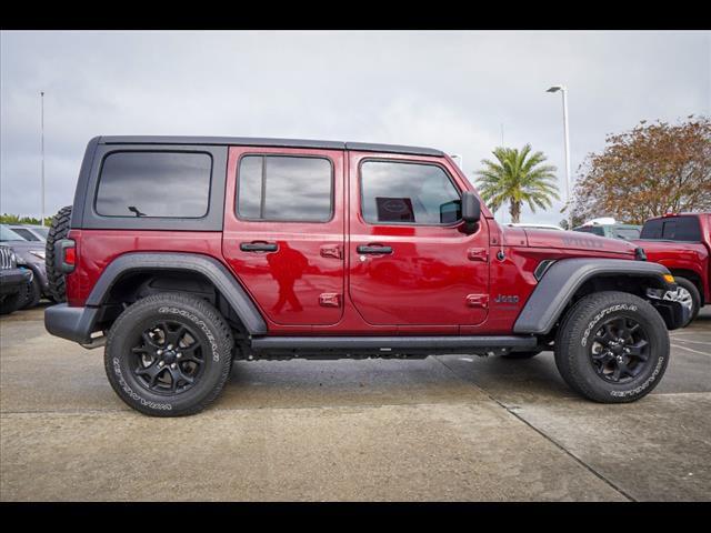 used 2021 Jeep Wrangler car, priced at $31,099