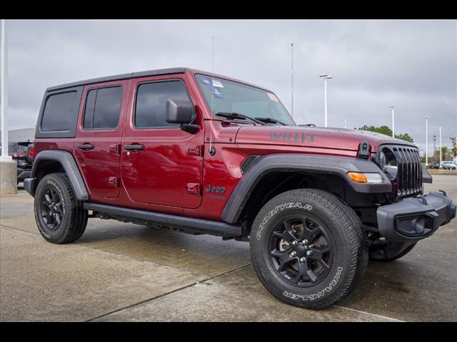 used 2021 Jeep Wrangler car, priced at $31,099