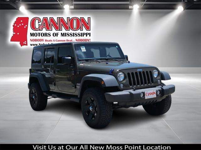 used 2015 Jeep Wrangler Unlimited car, priced at $17,998