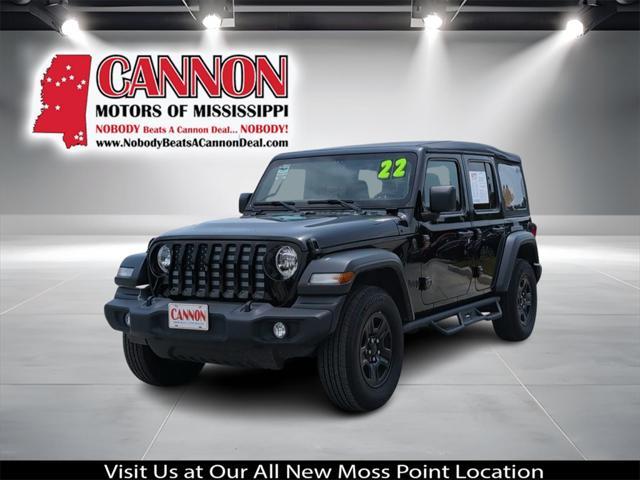 used 2022 Jeep Wrangler Unlimited car, priced at $31,882
