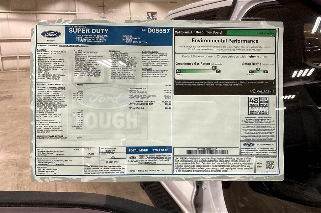 new 2025 Ford F-350 car, priced at $74,057