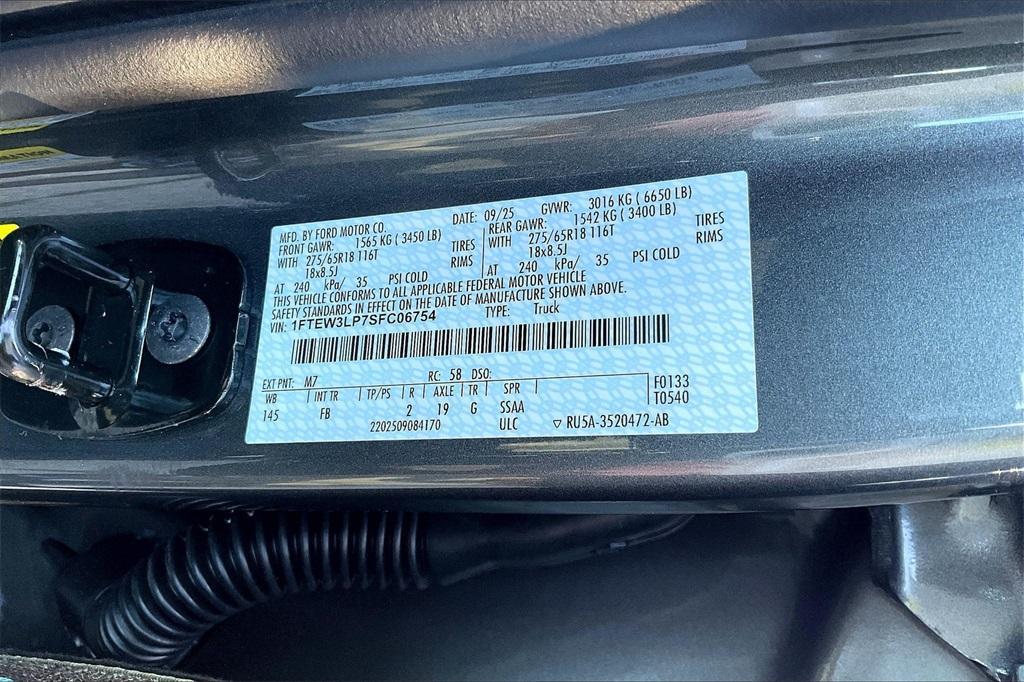 new 2025 Ford F-150 car, priced at $51,087