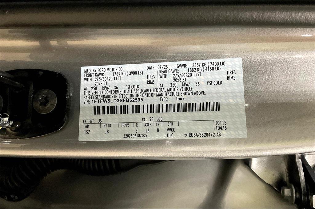 new 2025 Ford F-150 car, priced at $65,259