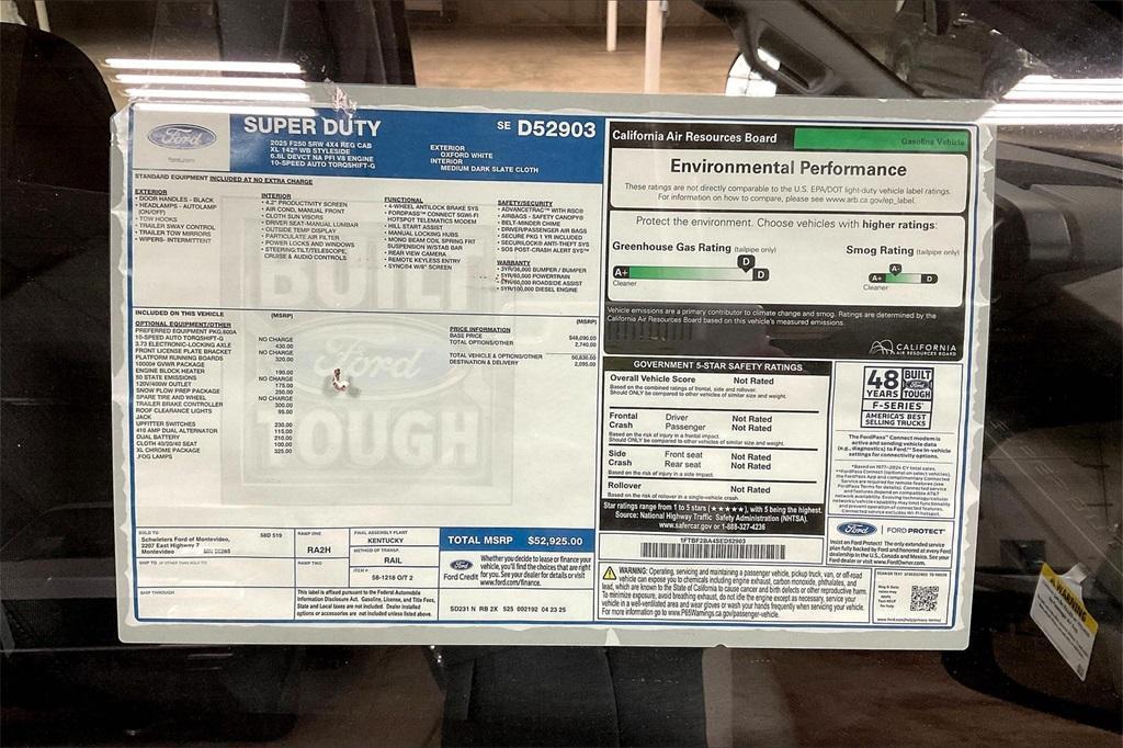 new 2025 Ford F-250 car, priced at $48,379