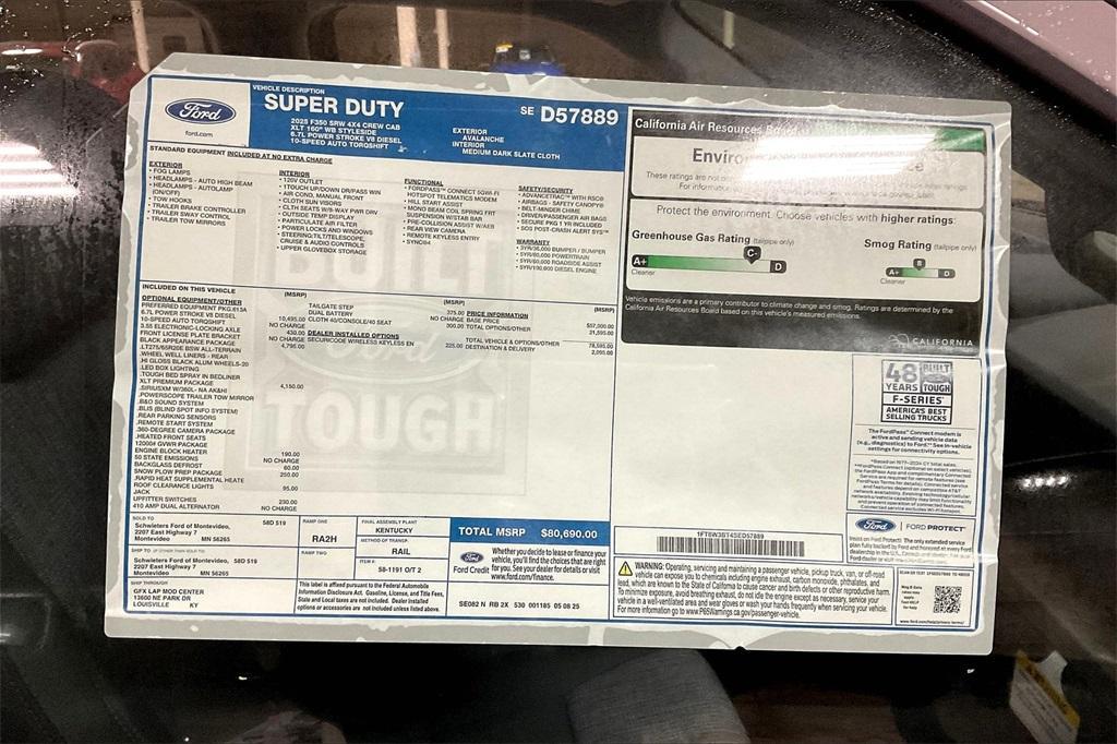 new 2025 Ford F-350 car, priced at $72,497