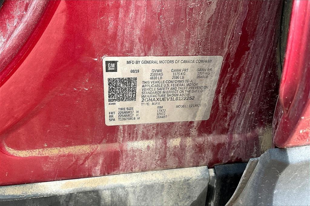 used 2020 Chevrolet Equinox car, priced at $16,283
