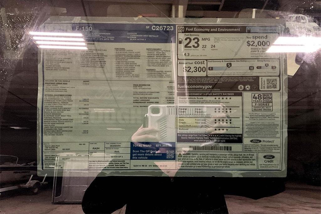 new 2025 Ford F-150 car, priced at $70,522