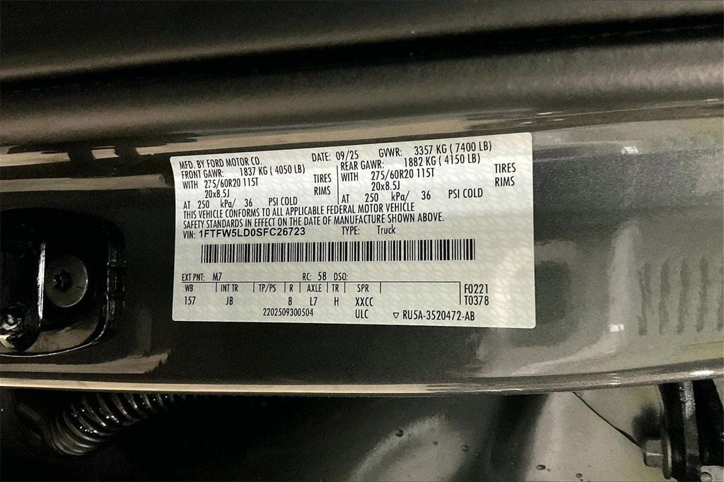 new 2025 Ford F-150 car, priced at $70,522